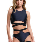 Pole Dance Set | Black Wraparound Cutouts