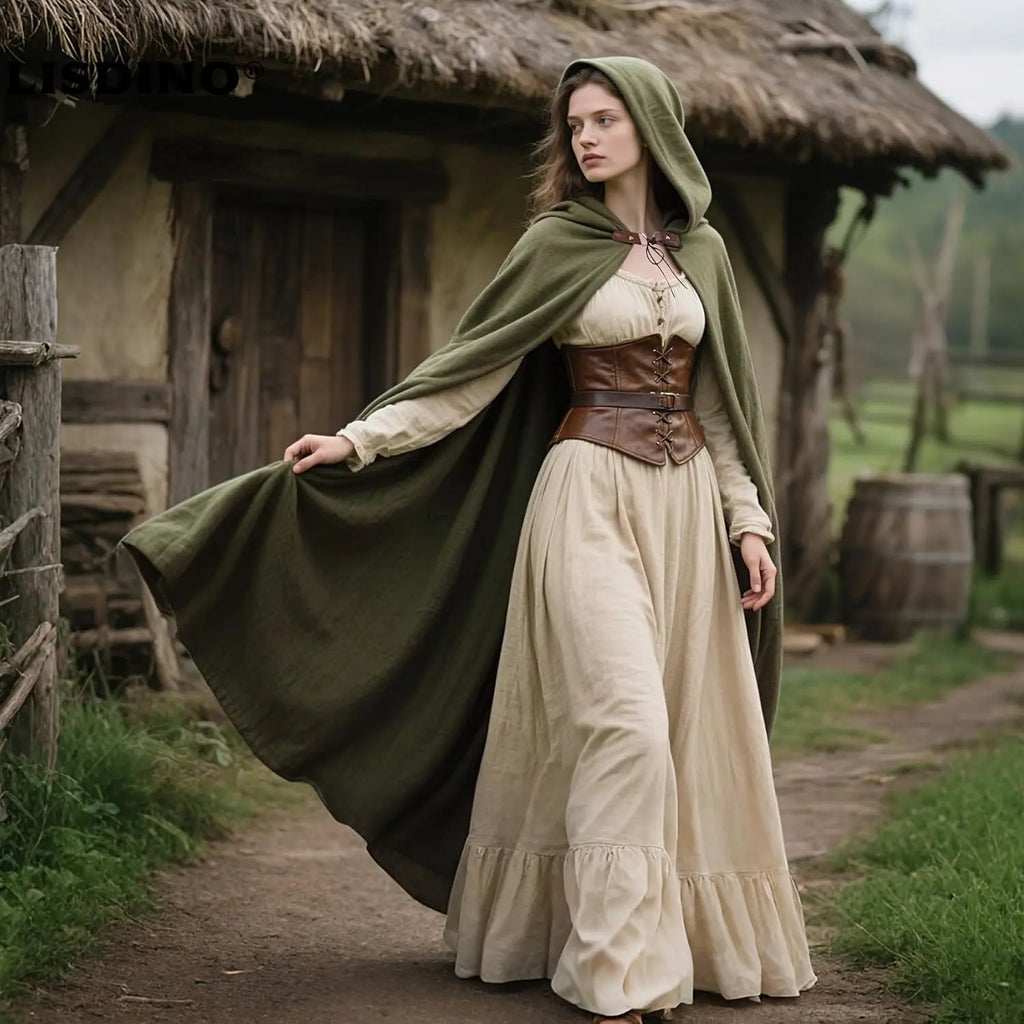 Medieval Hooded Cloak | Costume Cape