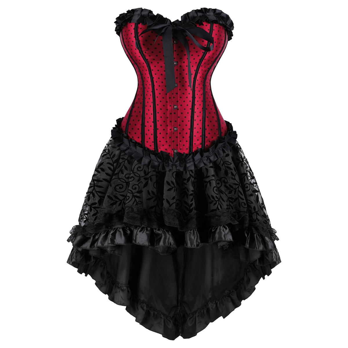 Gothic Overbust Corset | Skirt Options