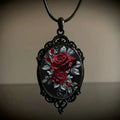 Gothic Glass Cameo Pendant Necklace | Sun Moon Witch | 7 Designs