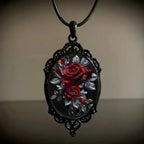 Gothic Glass Cameo Pendant Necklace | Sun Moon Witch | 7 Designs