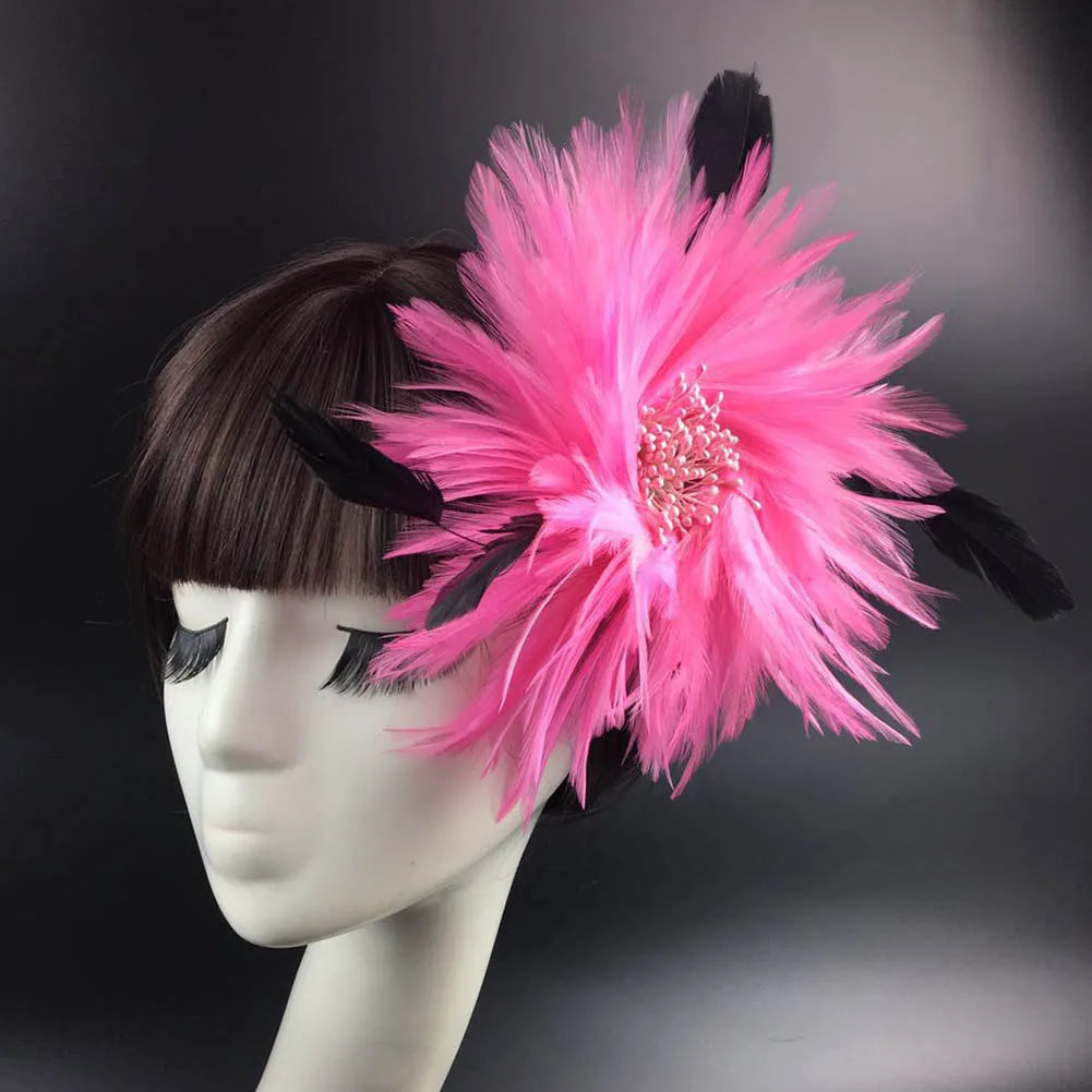 Feather Fascinator Headpiece | Flapper & Burlesque