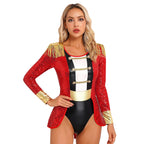 Ringmaster Bodysuit | Tailcoat & Gold Trim