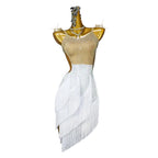 Fringe Crystal Latin Dance Dress with Accessories Set — Competition & Samba