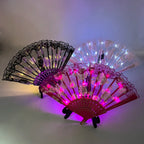 LED Lace Hand Fan | Light-Up Dance & Performance Fan