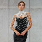 Pearl Shoulder Body Chain | Collar & Shawl