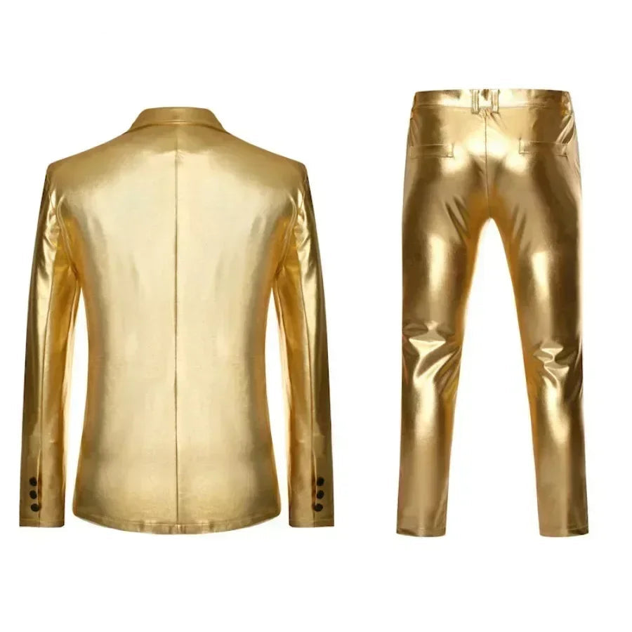 Men's Metallic Suit | Blazer & Pants