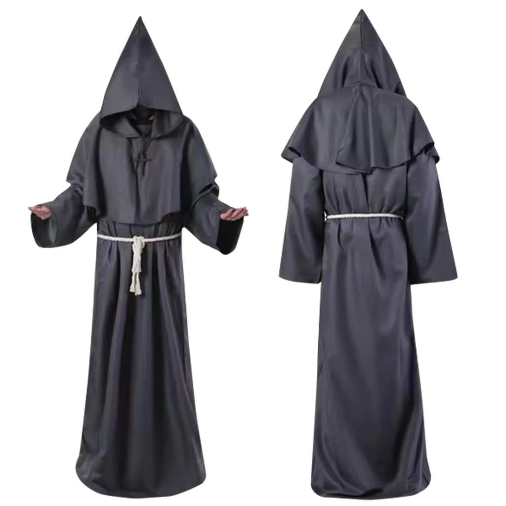 Hooded Monk Robe | Medieval Stagewear