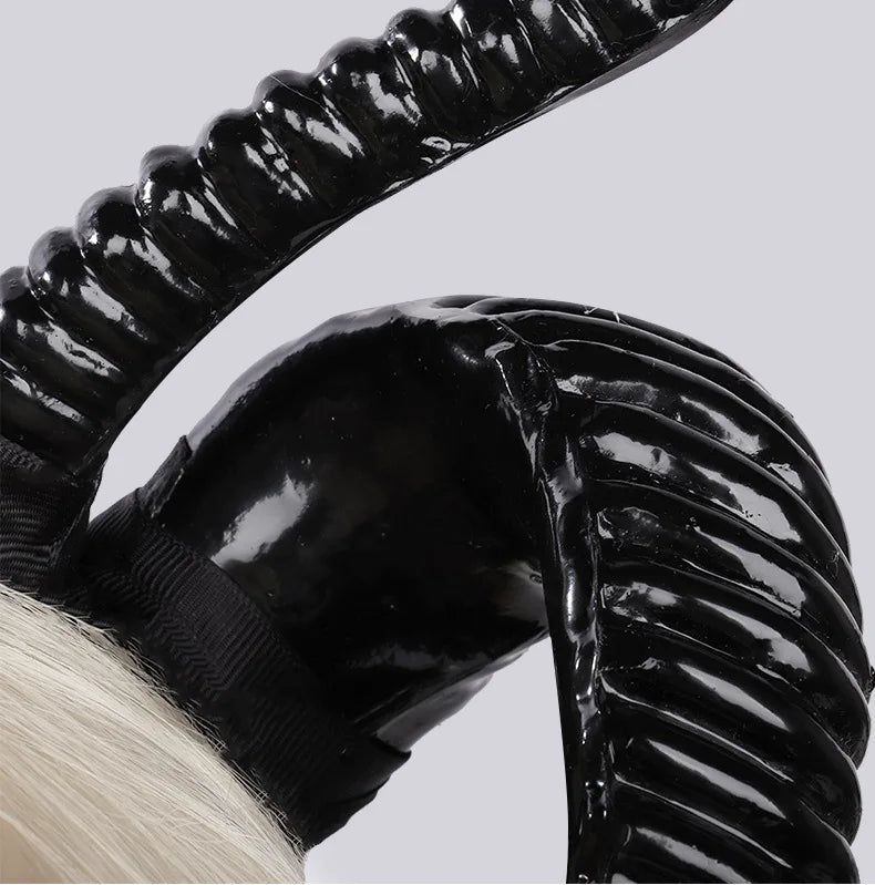 Demon Horn Headband | Twisted Ram Horns | Dark Gothic
