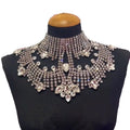 Crystal Rhinestone Necklace & Earring Set | Drag & Bridal Jewelry