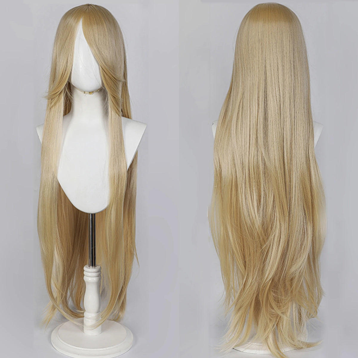Long Straight Wig | Fringe | 100 cm