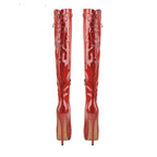 Thigh-High Platform Boots | Patent Leather | 16cm Heel