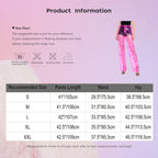 Transparent Trousers | Wide-Leg Color
