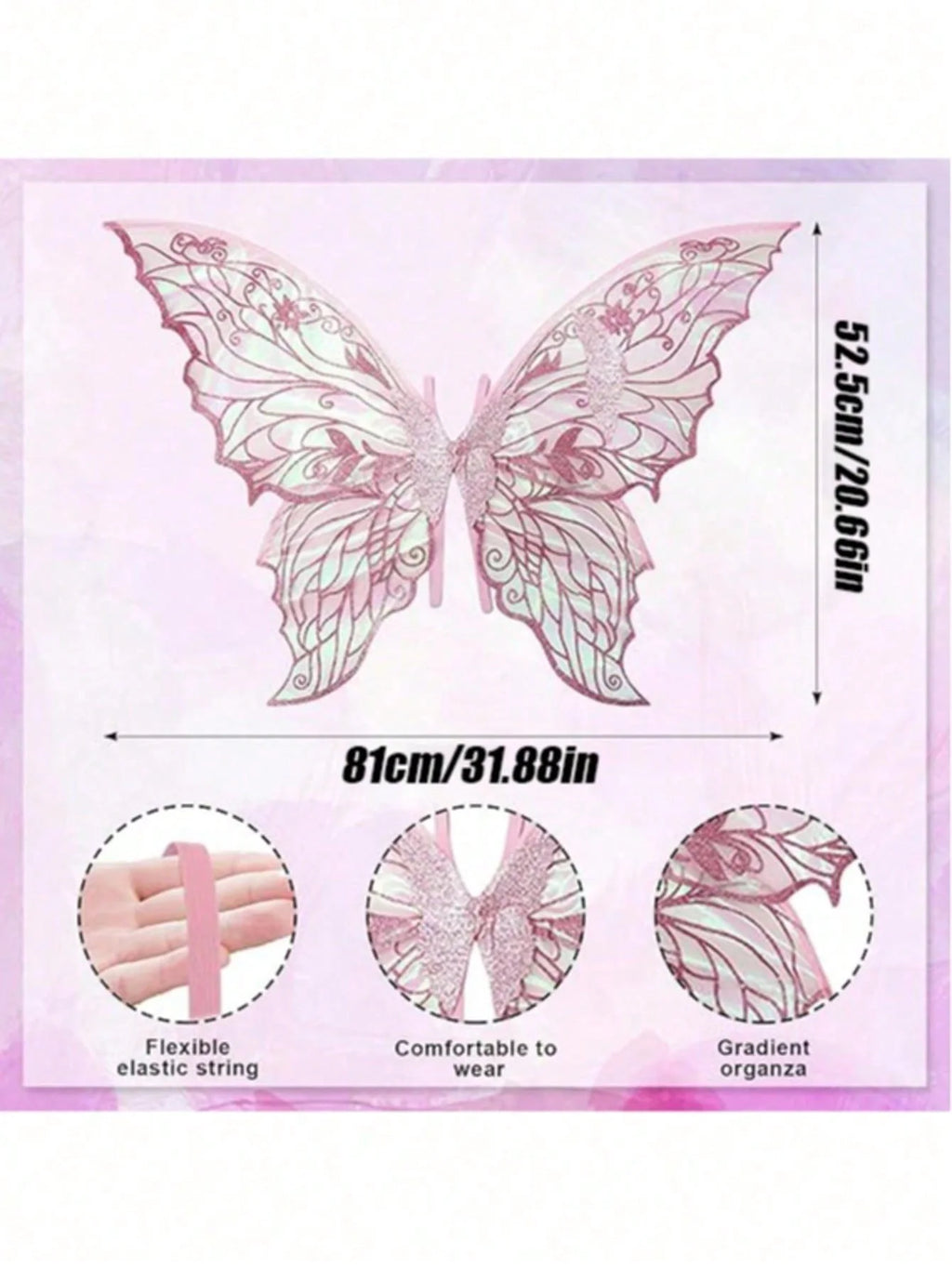 Fairy Wings & Wand | Shimmer Butterfly