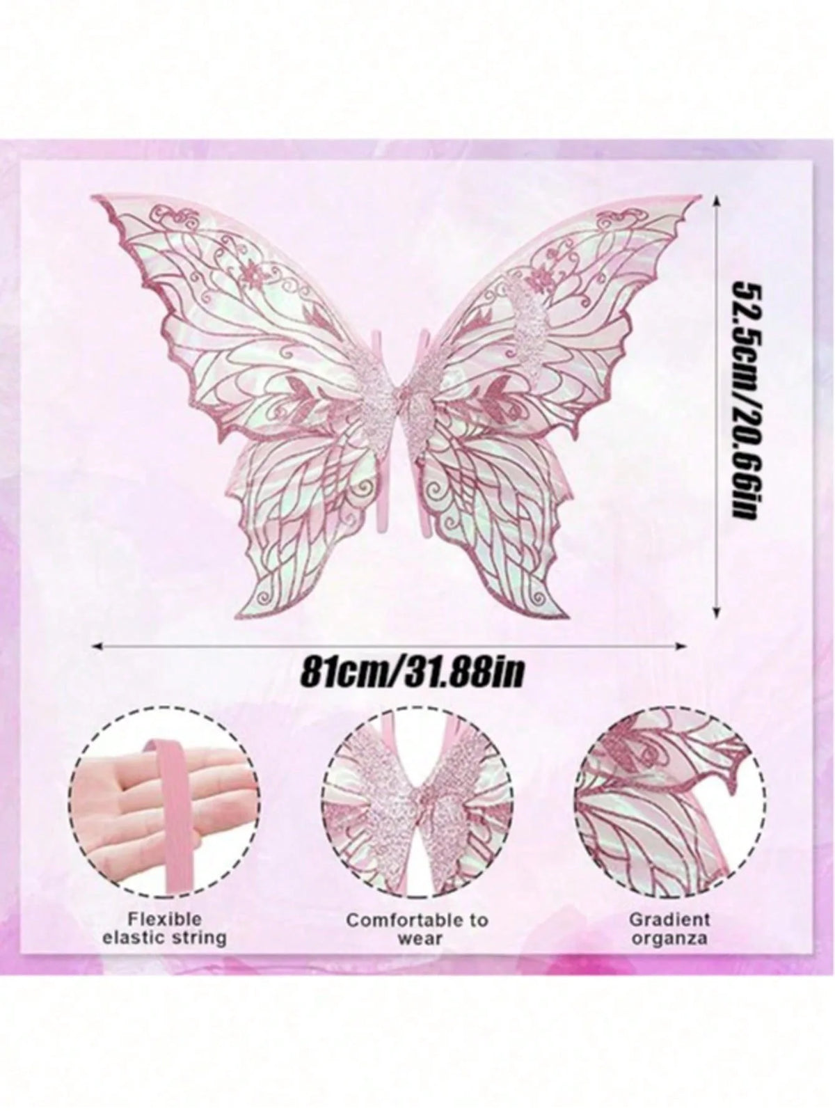 Fairy Wings & Wand | Shimmer Butterfly