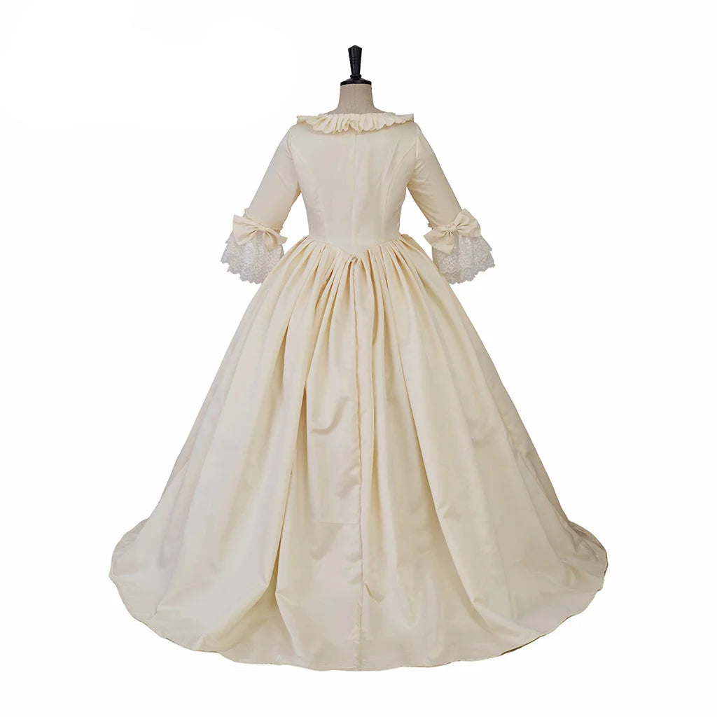 Queen Charlotte Gown | Ivory Regency Ball Gown