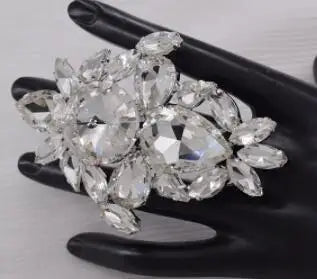 Statement Rhinestone Ring | Oversized Sparkle