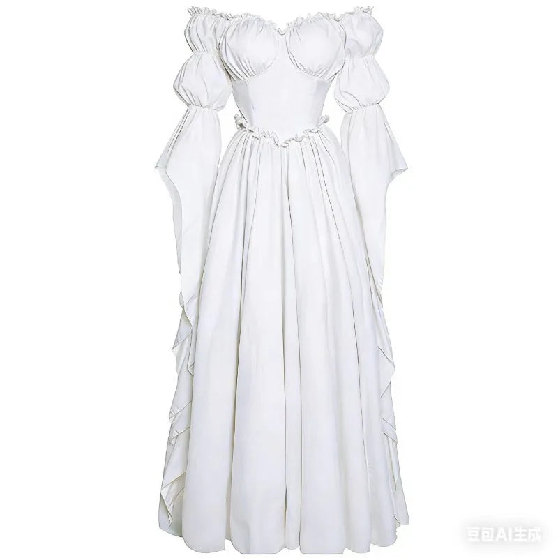 Renaissance Gothic Gown | Butterfly Sleeves