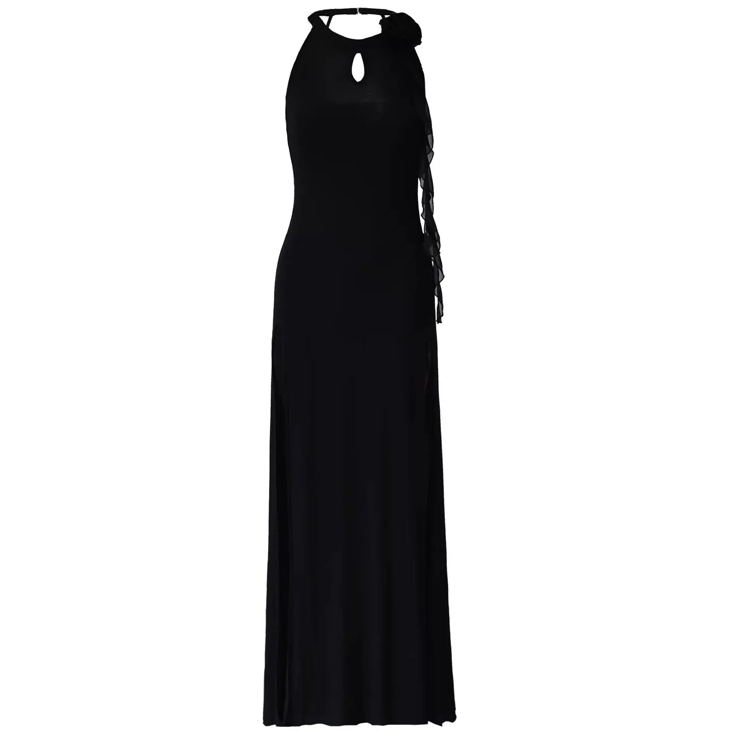 Belly Dance Modal Dress | Sleeveless Backless Maxi