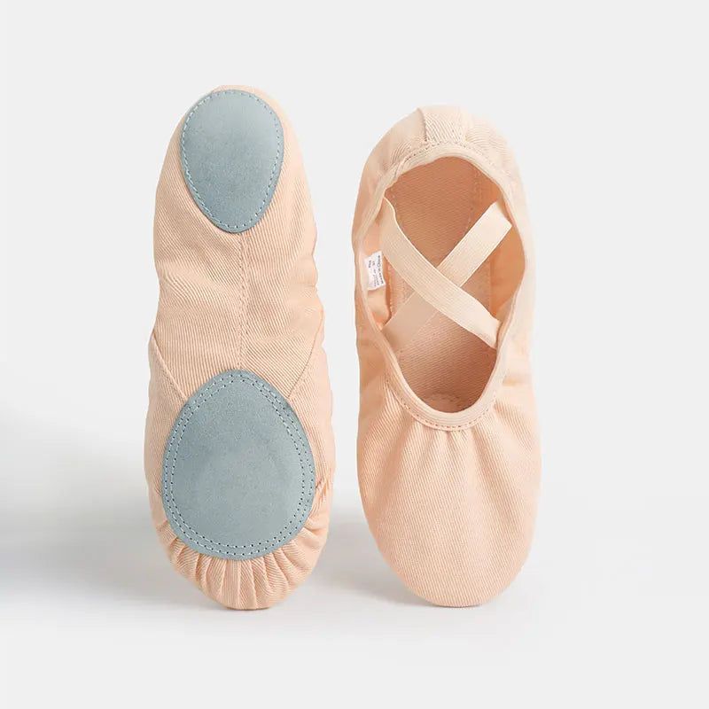 Canvas Ballet Shoes | Split Sole | Kids & Women | Sizes 24–44