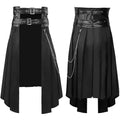 Gothic Skirt | Buckle & Chain Detail