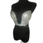 Rhinestone Bikini Set - Crystal Embellished Performance Swimwear