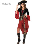 Sexy Pirate Queen Costume | Caribbean Dress Set | M–XXL