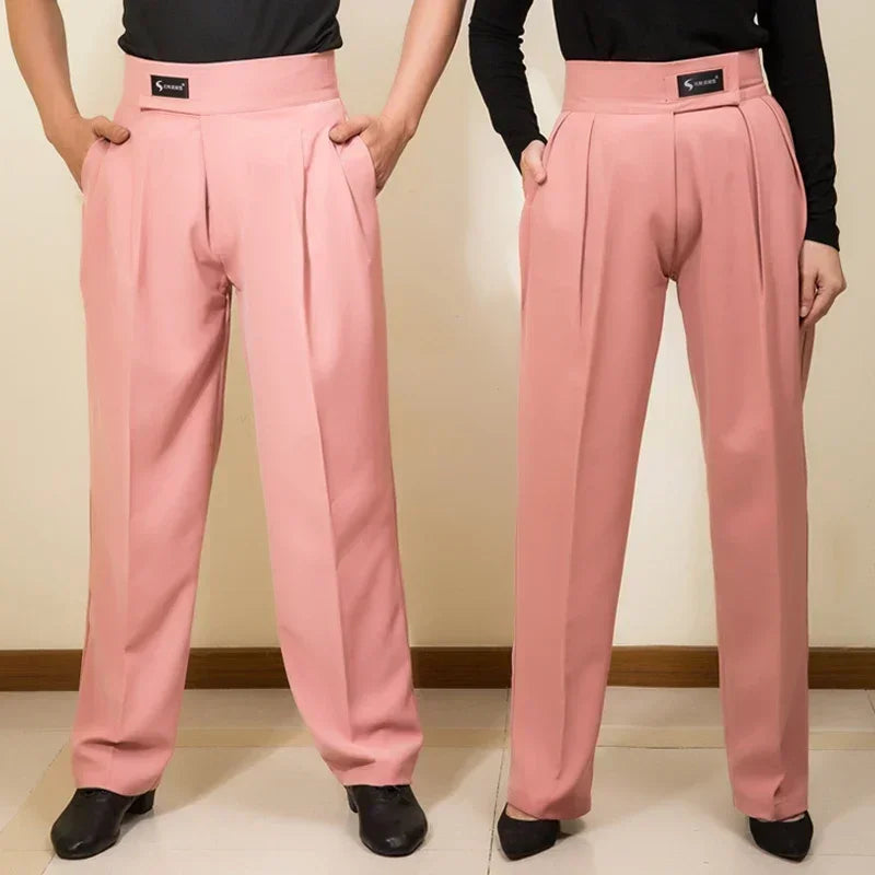 Latin Dance Trousers | High-Waist | Ballroom & Competition | 3 Colors