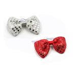 LED Light-Up Sequin Bow Tie | 3 Flash Modes | 10 Colors