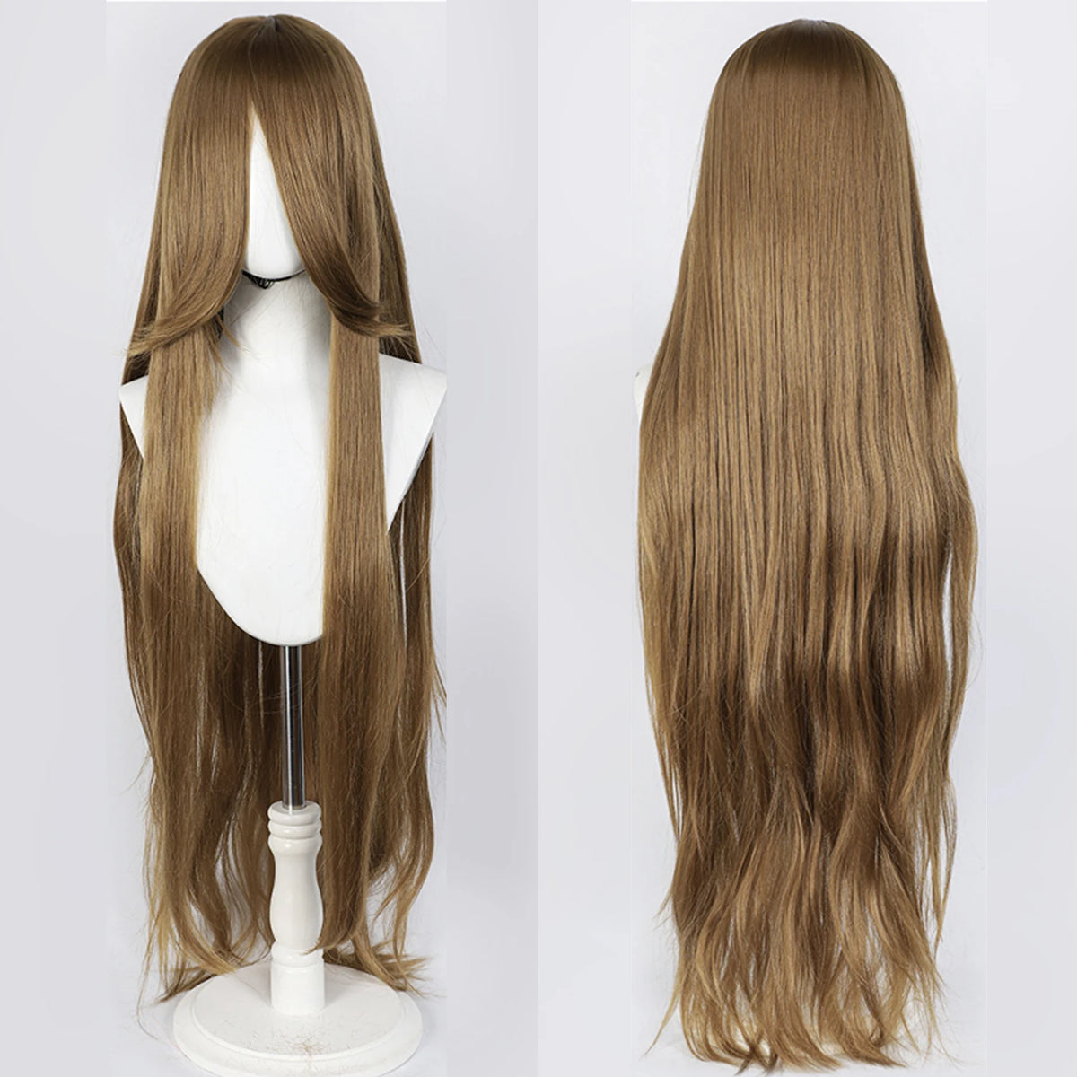 Long Straight Wig | Fringe | 100 cm