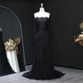 Lace Mermaid Gown | Off-Shoulder Long Sleeve | 4 Colors