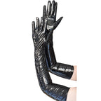 Glossy Opera Gloves | 53 cm