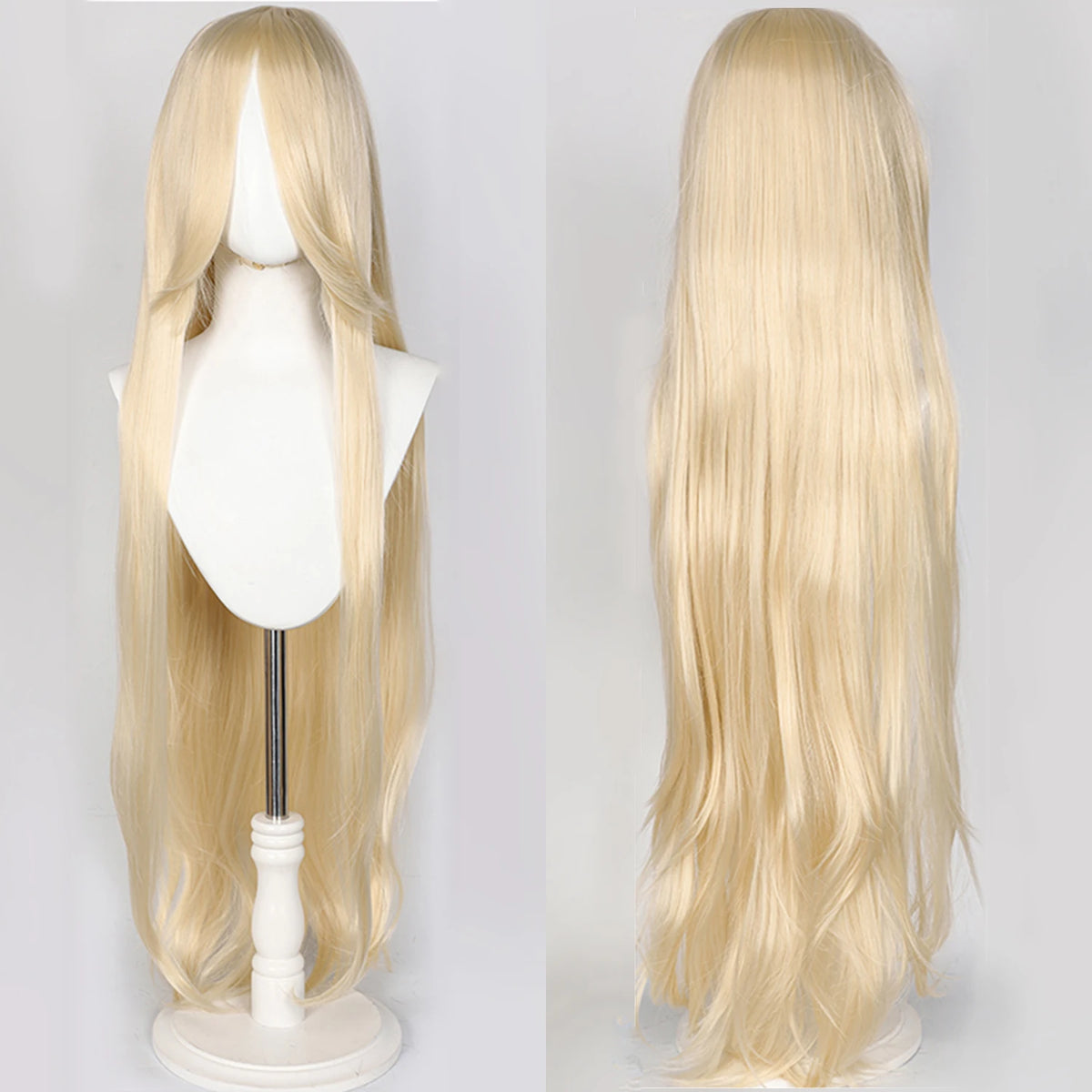 Long Straight Wig | Fringe | 100 cm