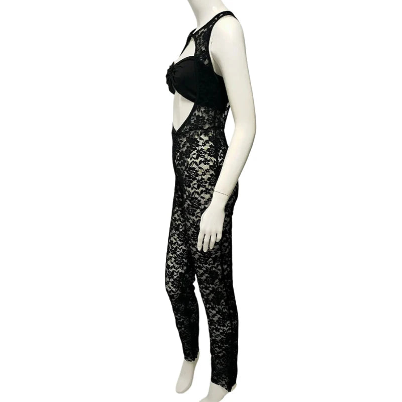 Black Button Top & Pants Two-Piece Set - High Stretch Outfit
