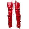 Patent Thigh-High Boot Covers - Shoe Protectors for Platform Heels