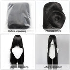 Long Straight Wig | Fringe | 100 cm