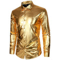 Men's Metallic Shirt | Gold & Silver