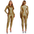 Metallic Scale Catsuit | Sheer Panels