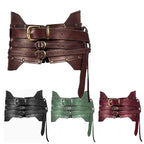 Costume Waist Belt | Triple-Buckle Armor Look