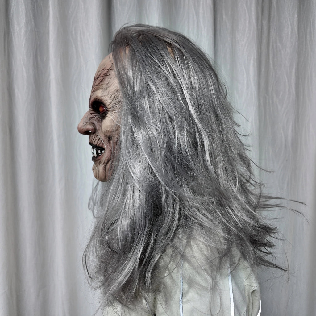 Elder Demon Mask | Gray Hair