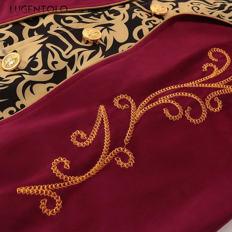 Steampunk Tailcoat | Gold Embroidery