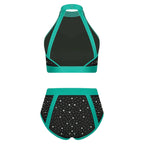 Pole Dance Set | Rhinestone Color Block