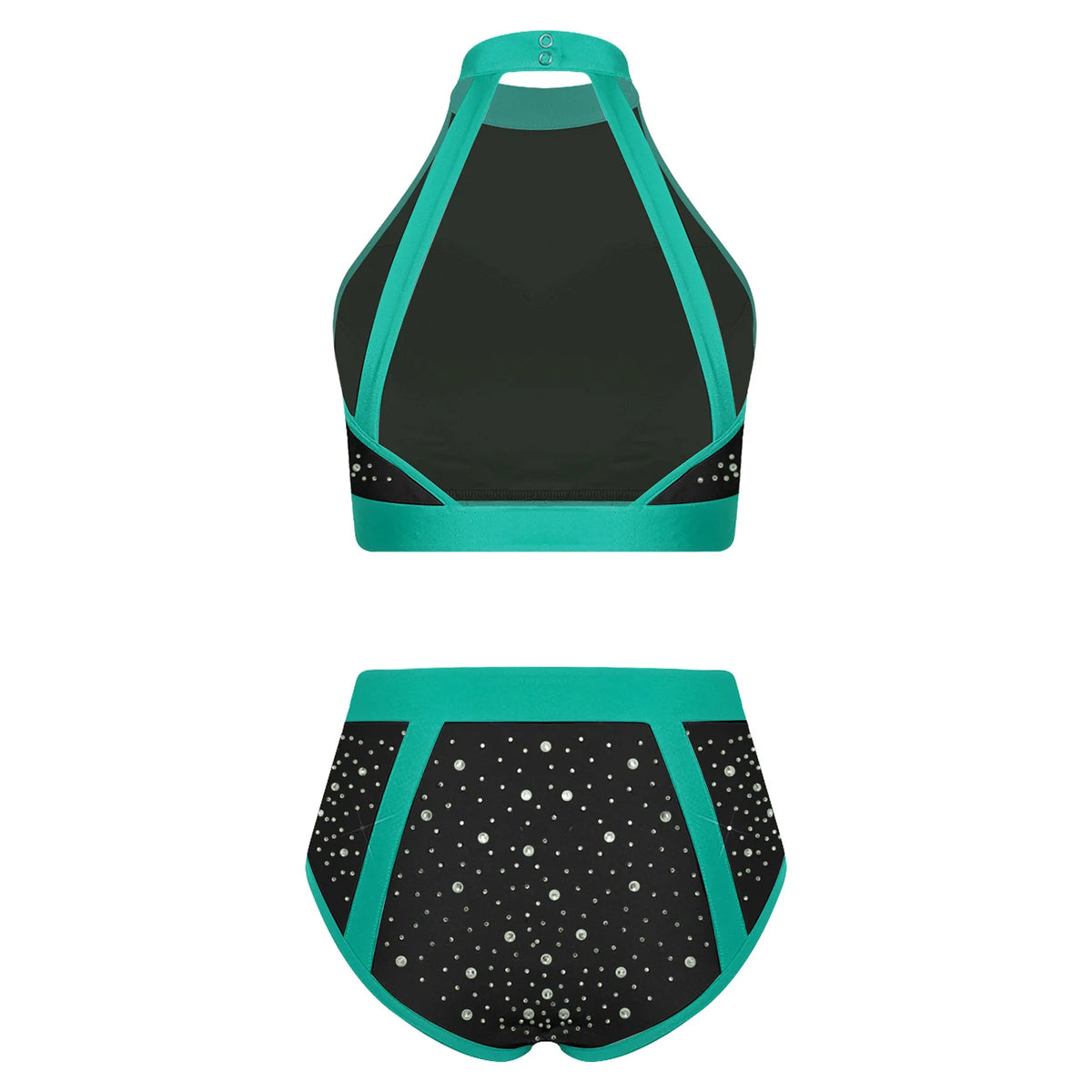 Pole Dance Set | Rhinestone Color Block