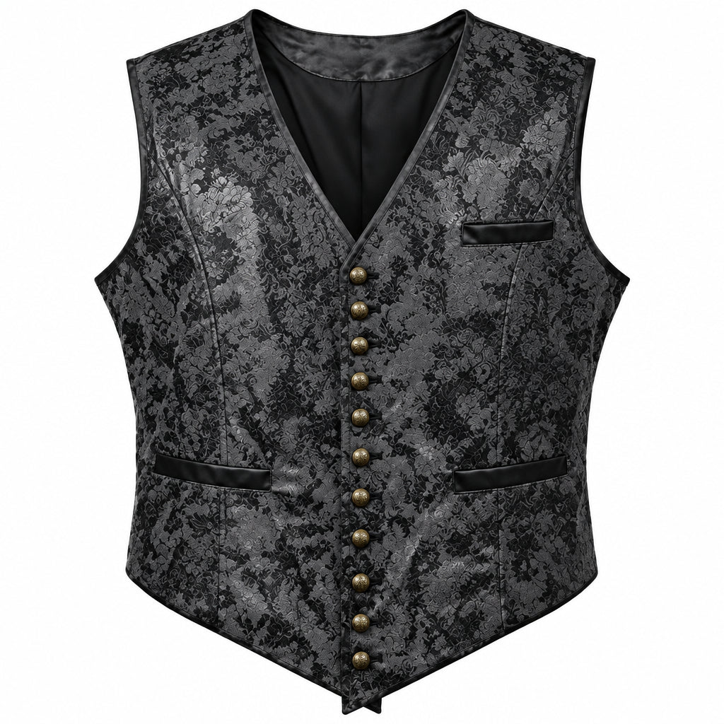 Steampunk Waistcoat | Faux Leather Look