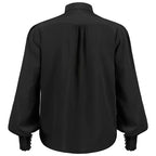 Gothic Vampire Shirt | Long Sleeve | Neck Tie | S-3XL