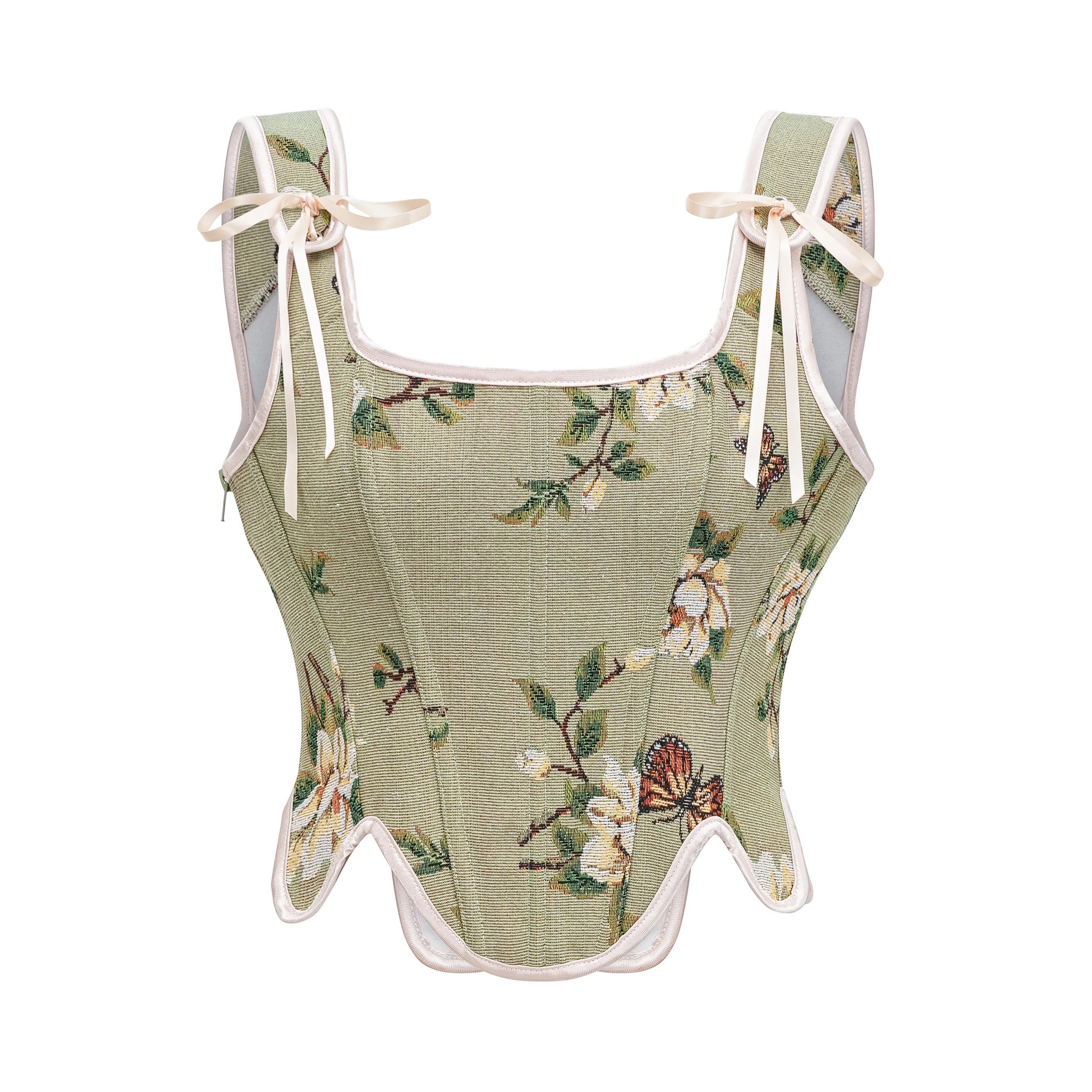 Floral Overbust Corset | Victorian & Gothic | 8 Colors