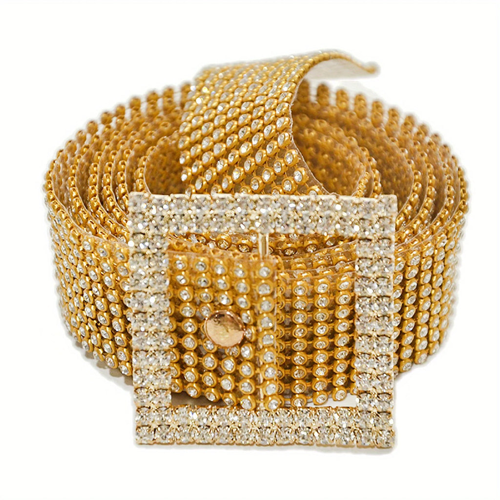 Full Rhinestone Wide Belt | Stage & Dressy