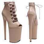 9-Inch Patent Ankle Boots