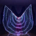 LED Belly Dance Wings | Light-Up Performance Wings | 300 LEDs