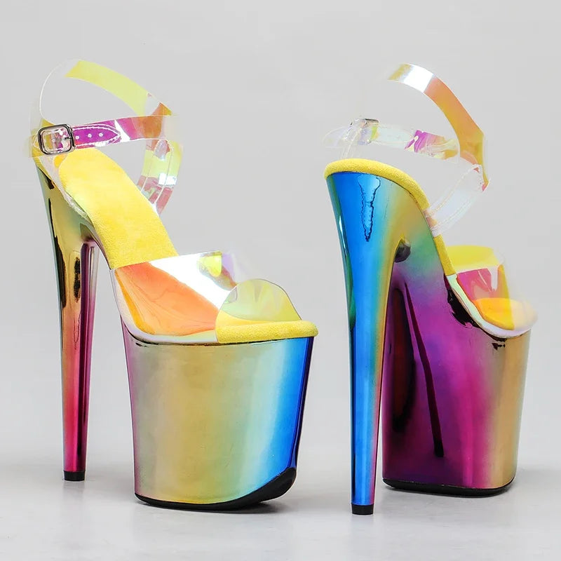 8-Inch Platform Sandals - High Heel Performance Shoes